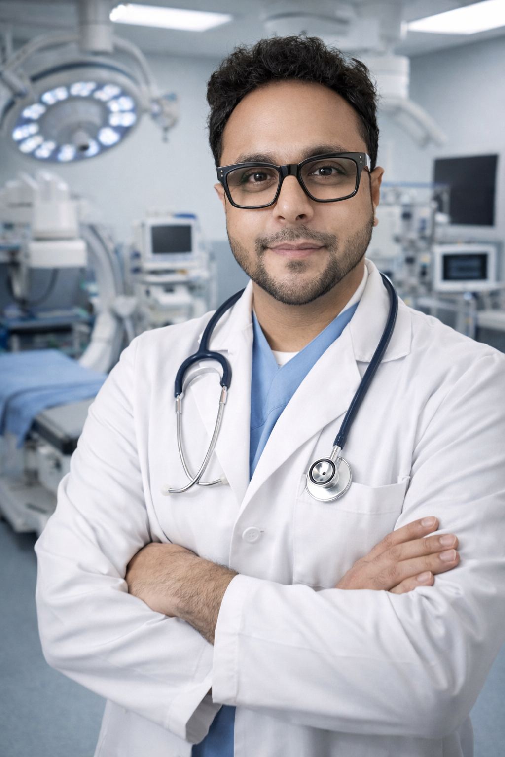 Dr. Ankkur Kumar in clinical setting